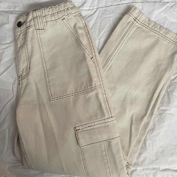 Pacsun cream cargo pants - Picture 3 of 5